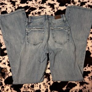 womens buckle black, bootcut jeans